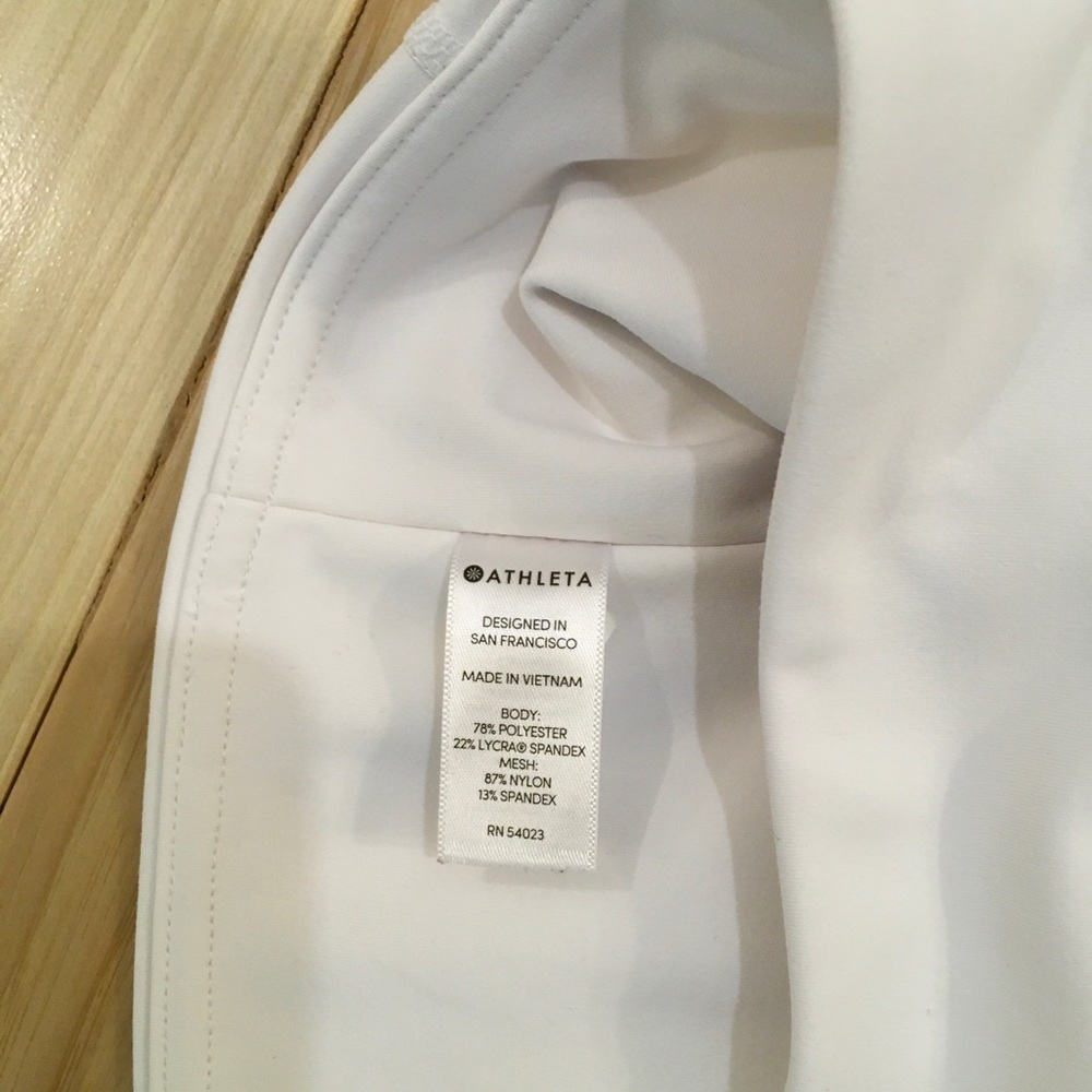 Athleta Fearless Mudra Capri Tight Leggings White - Picture 8 of 10